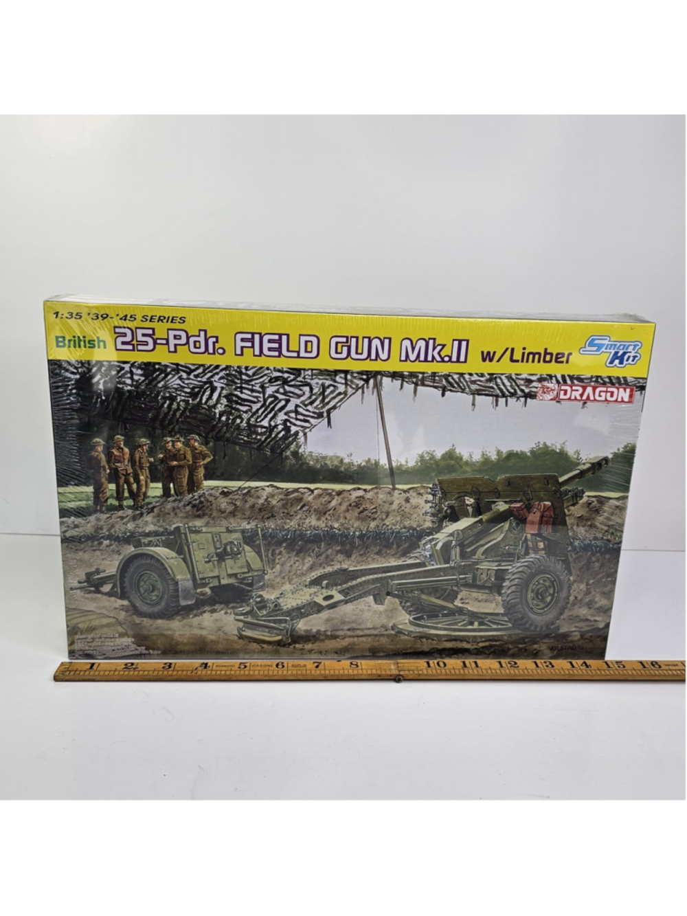 SEALED Dragon DML 1/35 British 25pdr Field Mk.II w/Limber #6774 NEW